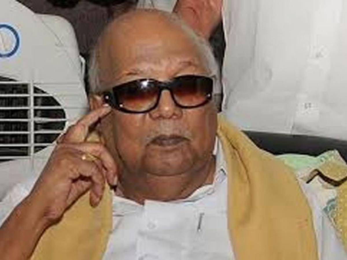 At 92, age no bar for DMK chief Karunanidhis passion for screenwriting
