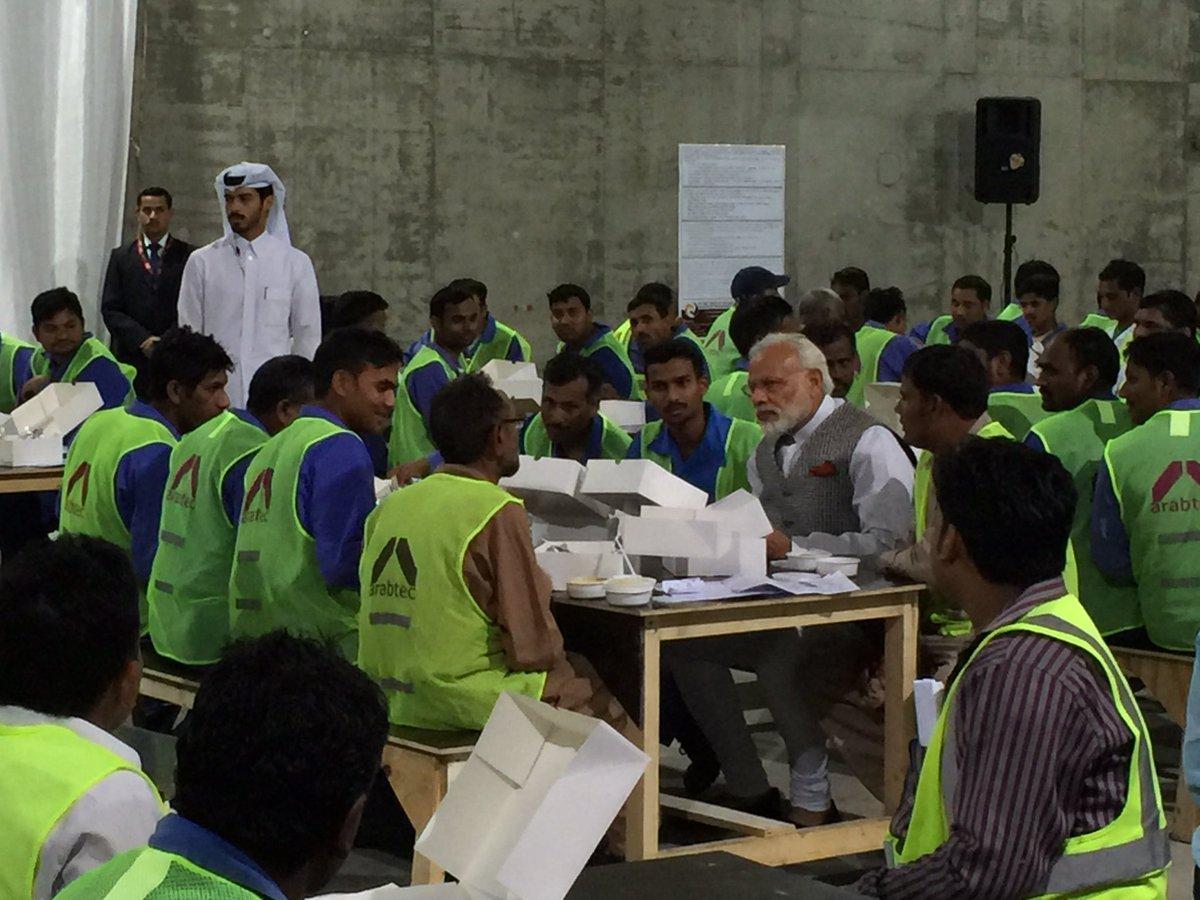 Modi assures to resolve issues of Indian workers in Doha