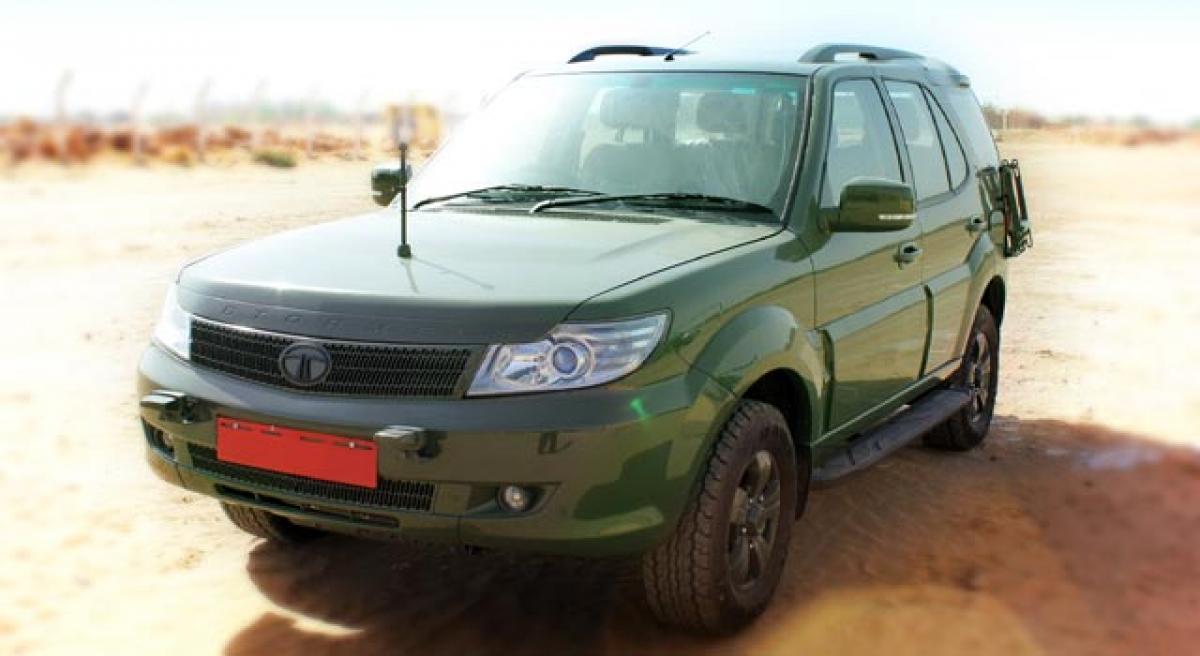 Tata Safari Storme’s into the Indian Army