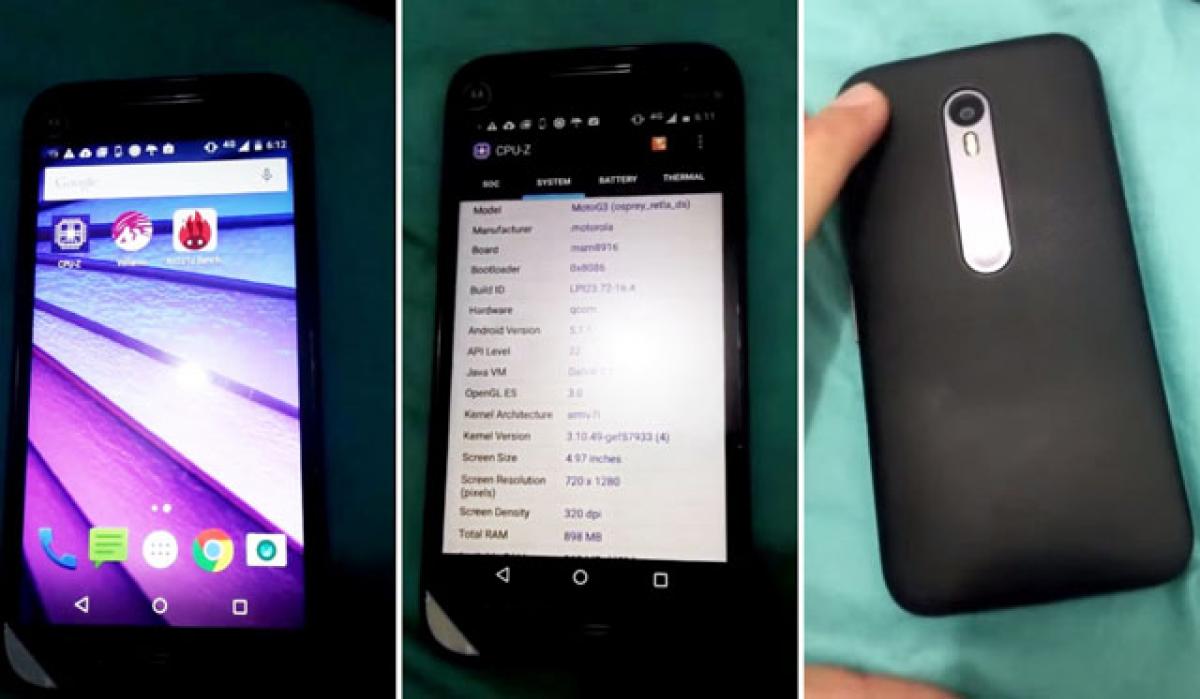 Moto G (Gen 3) with 4G support, Android 5.1 Lollipop launched at 11,999