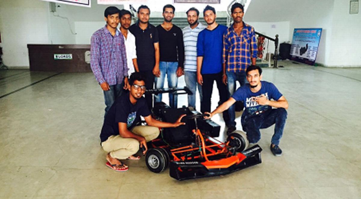 Lords Engineering college students innovate go karting