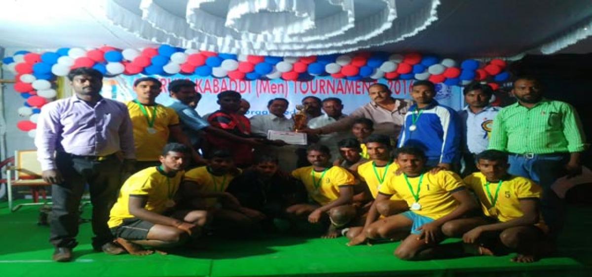 SRR & CVR College clinches Kabaddi trophy