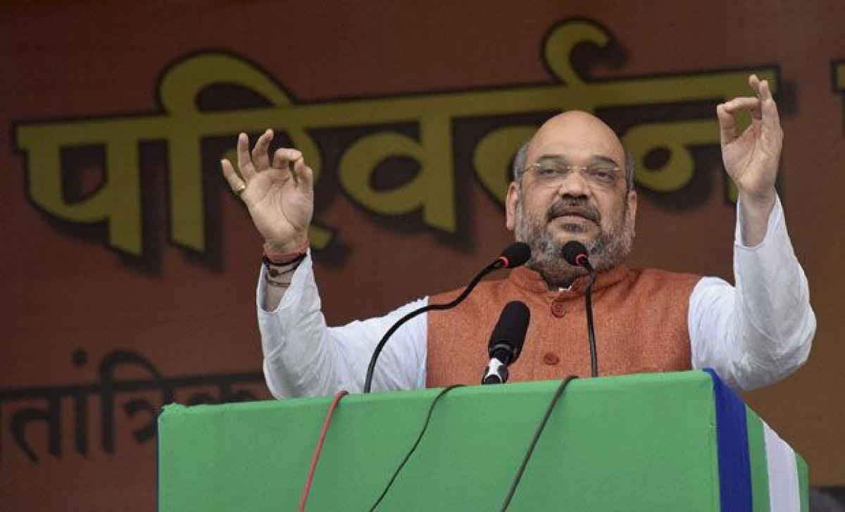 BJP President Amit Shah warns against the return of jungle raj in Bihar