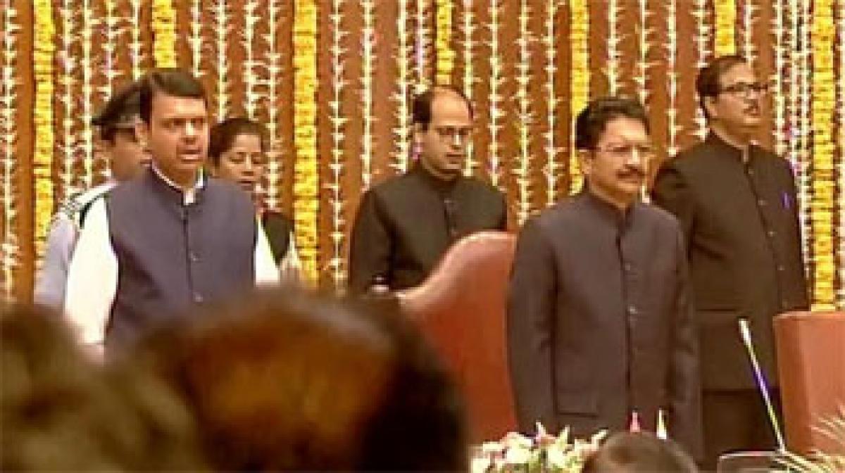 Maharashtra Cabinet: 11 ministers sworn in, Sena chief skips ceremony