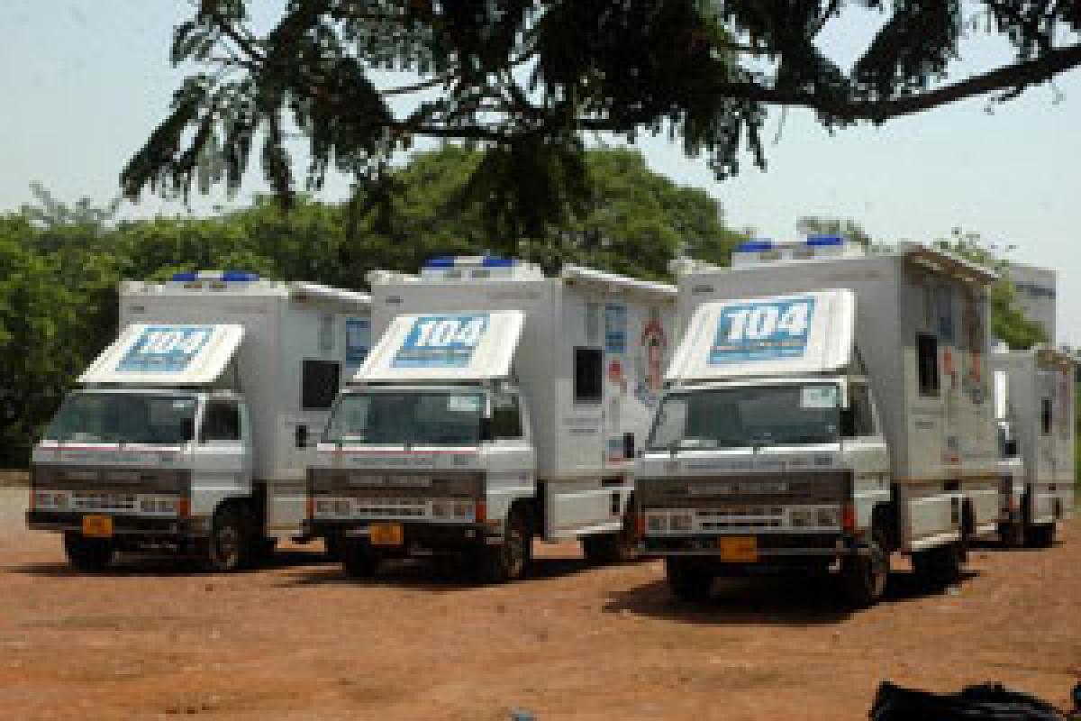 21 new 104 ambulances to serve West Godavari