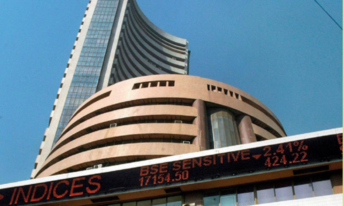 Sensex falls third week in a row losing 455 points marks four-month lows