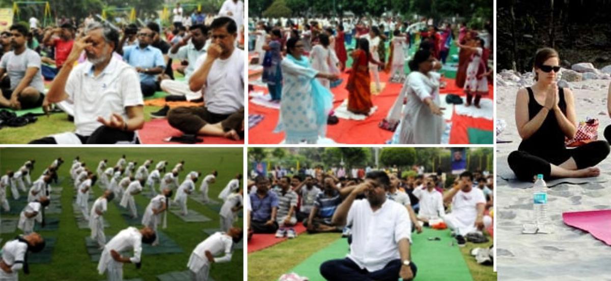 Bihars grand alliance stays away from Yoga Day