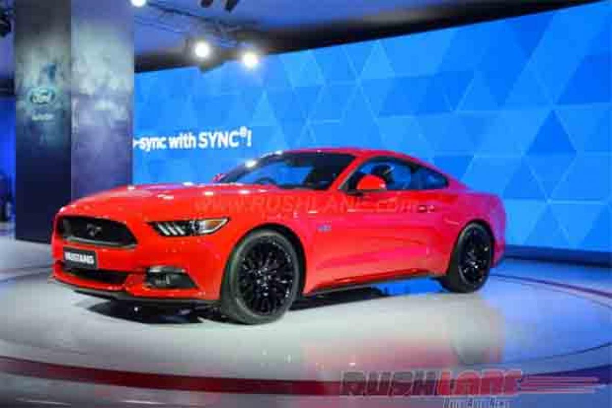 Ford Mustang sportscar on Indian roads in less than two weeks