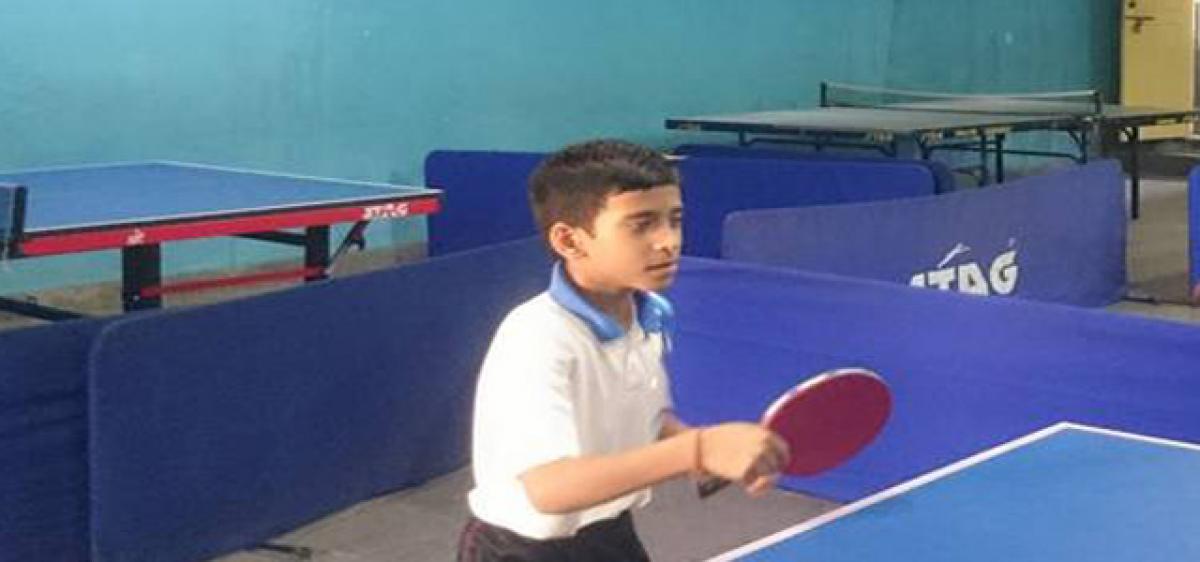 Young table tennis sensation