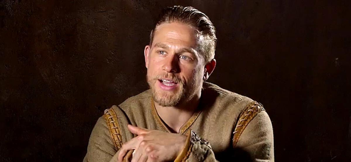 Charlie Hunnam, Ritchie did camping during King Arthur shoot