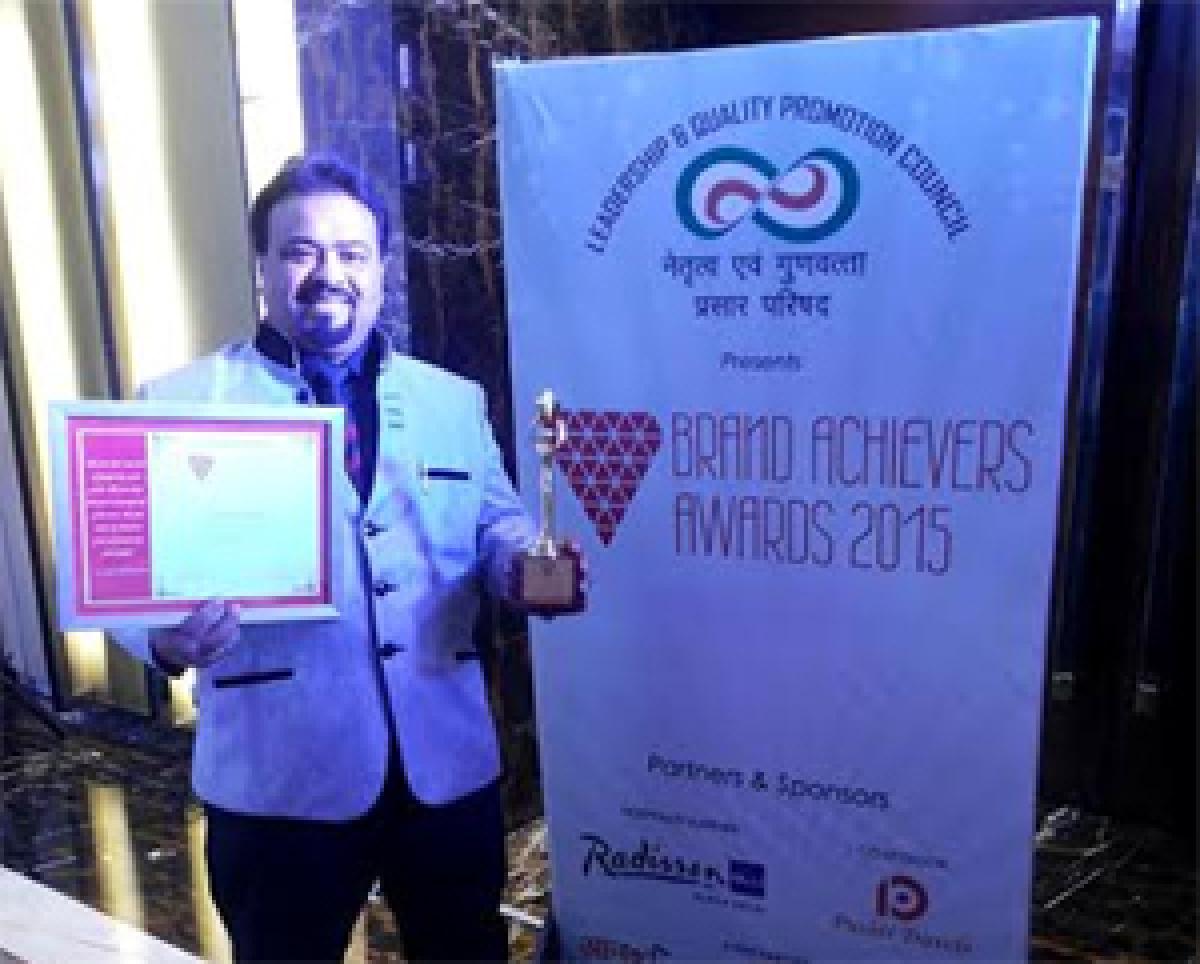 Calcutta Chef awarded the Best Chef of the Year 2015