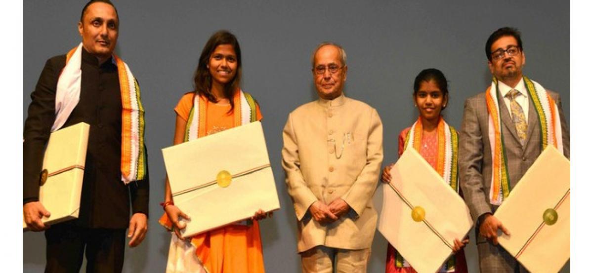 President Pranab Mukherjee moved by inspiring story of Poorna