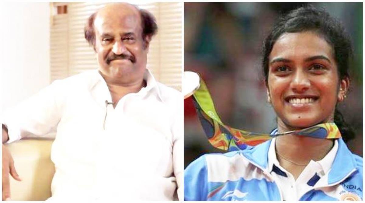 PV Sindhu gets a fan in Superstar Rajinikanth