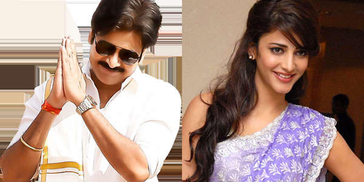 Its official: Shruti Haasan opposite Pawan Kalyan in his next