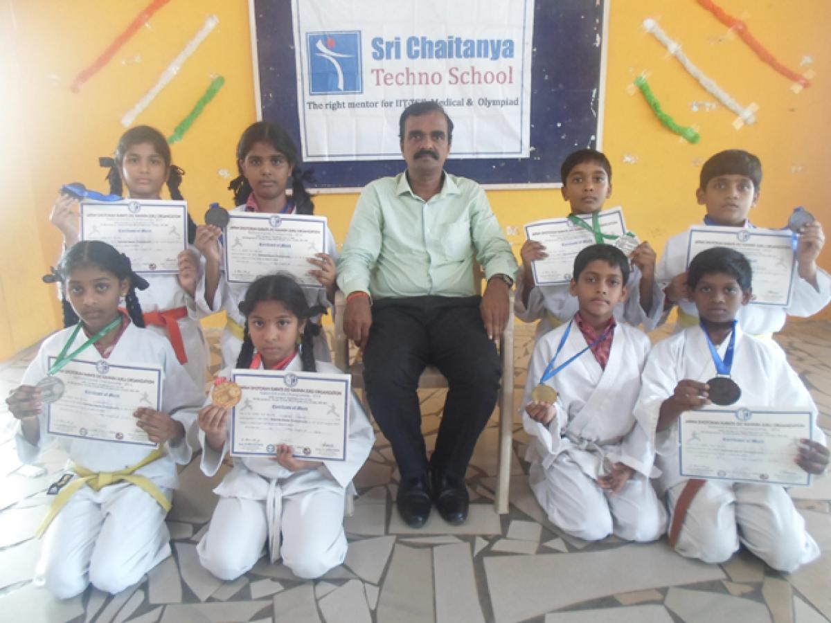 Lakshmi Thanmayi wins gold in Karate Nationals