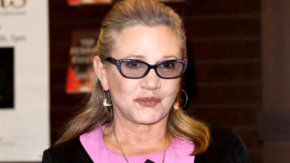 Star Wars actress Carrie Fisher no more