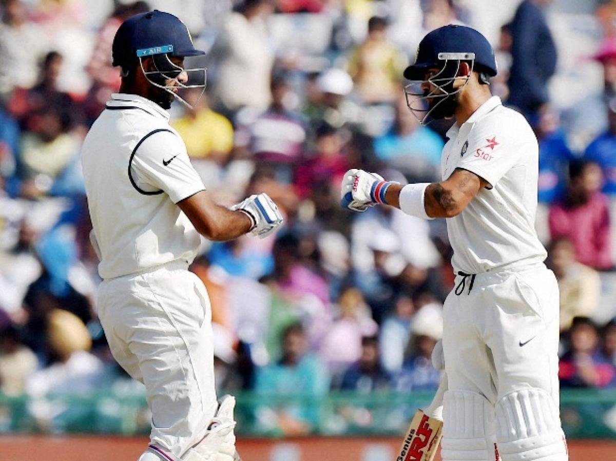 Ind Vs Eng: Pujara, Kohli bolster Indian innings