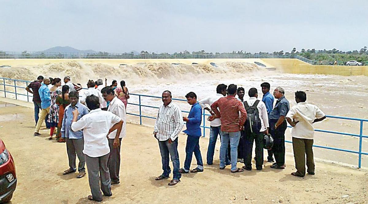 Pattiseema water released into Krishna