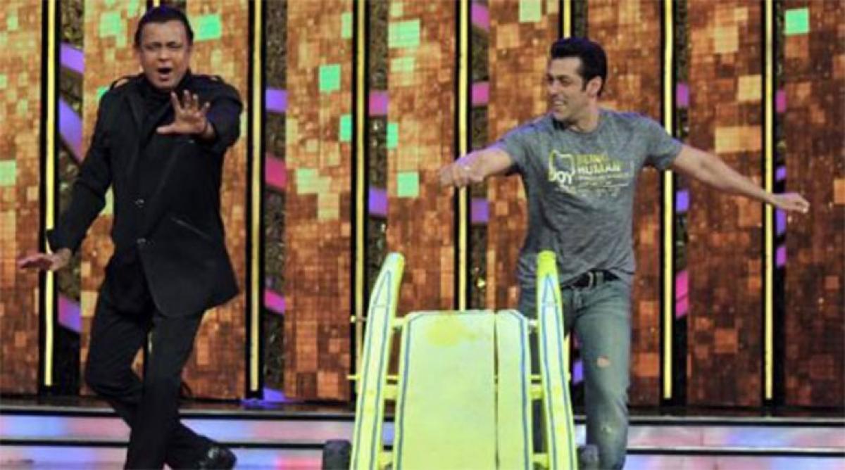 Salman Khan dances with Mithun