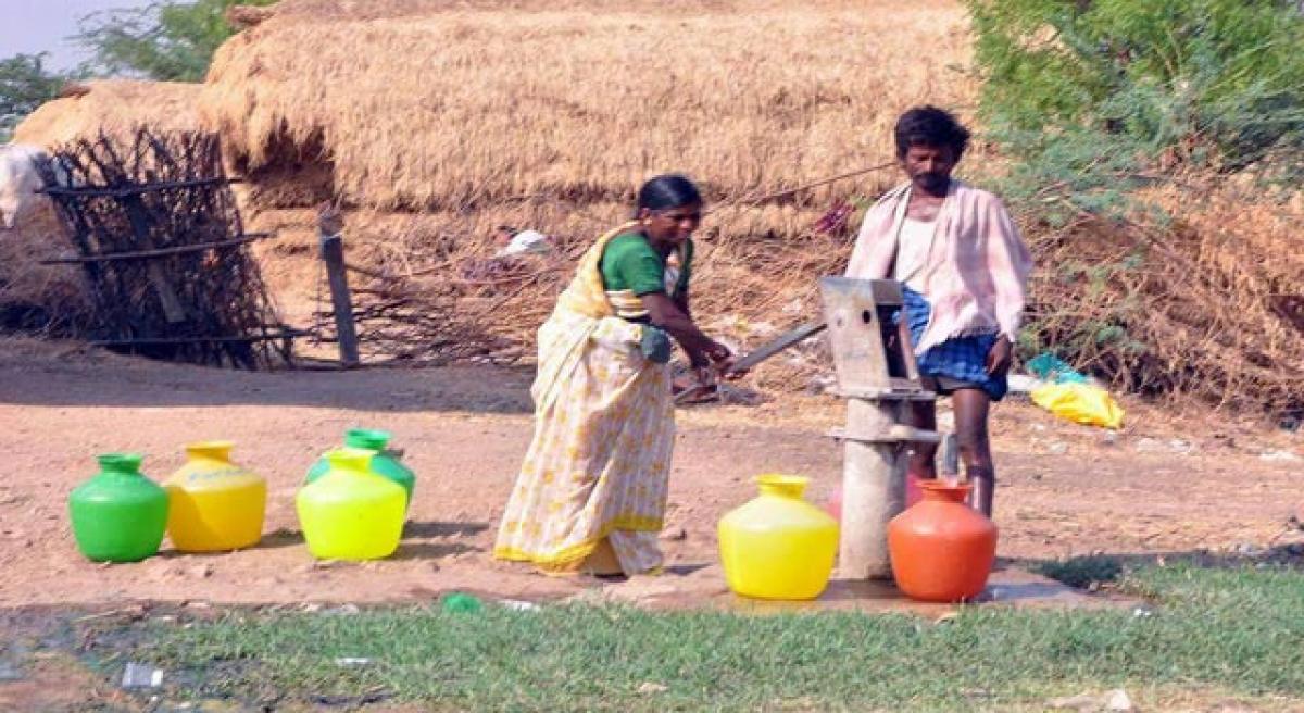 Depleted water resources, unquenched thirst, parched throats