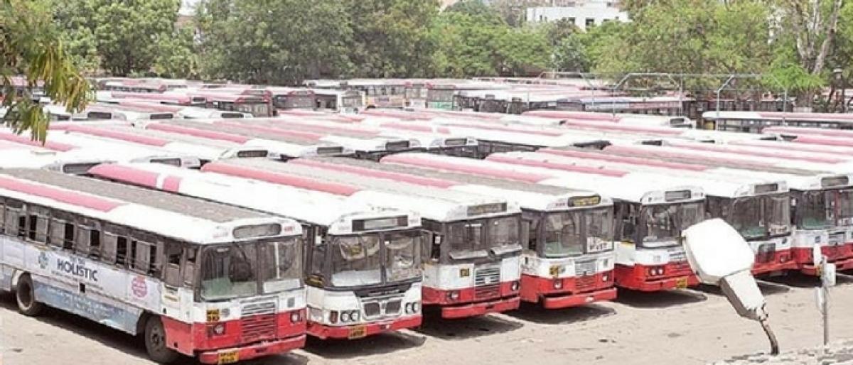 TSRTC unions threaten to stage protest