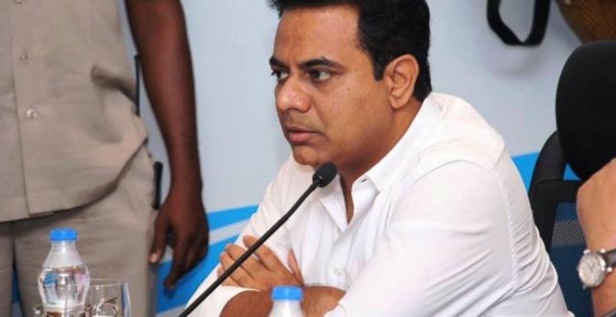 KTR reviews progress of double bedroom houses in Mahabubnagar