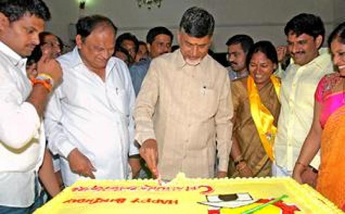 Chandrababu's birthday celebrated