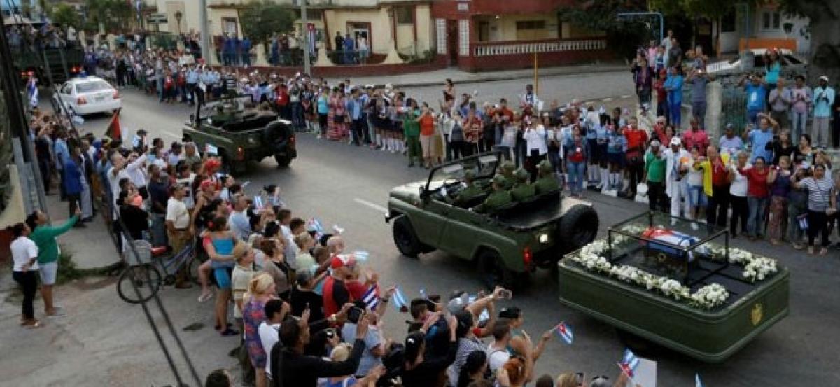 Cuban outpouring extends across island after Fidel Castro death