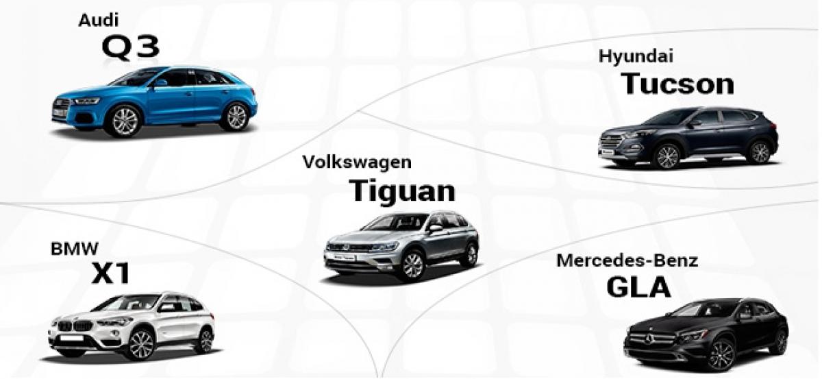 Volkswagen Tiguan Vs Hyundai Tucson Vs Audi Q3 Vs BMW X1 Vs Mercedes-Benz GLA
