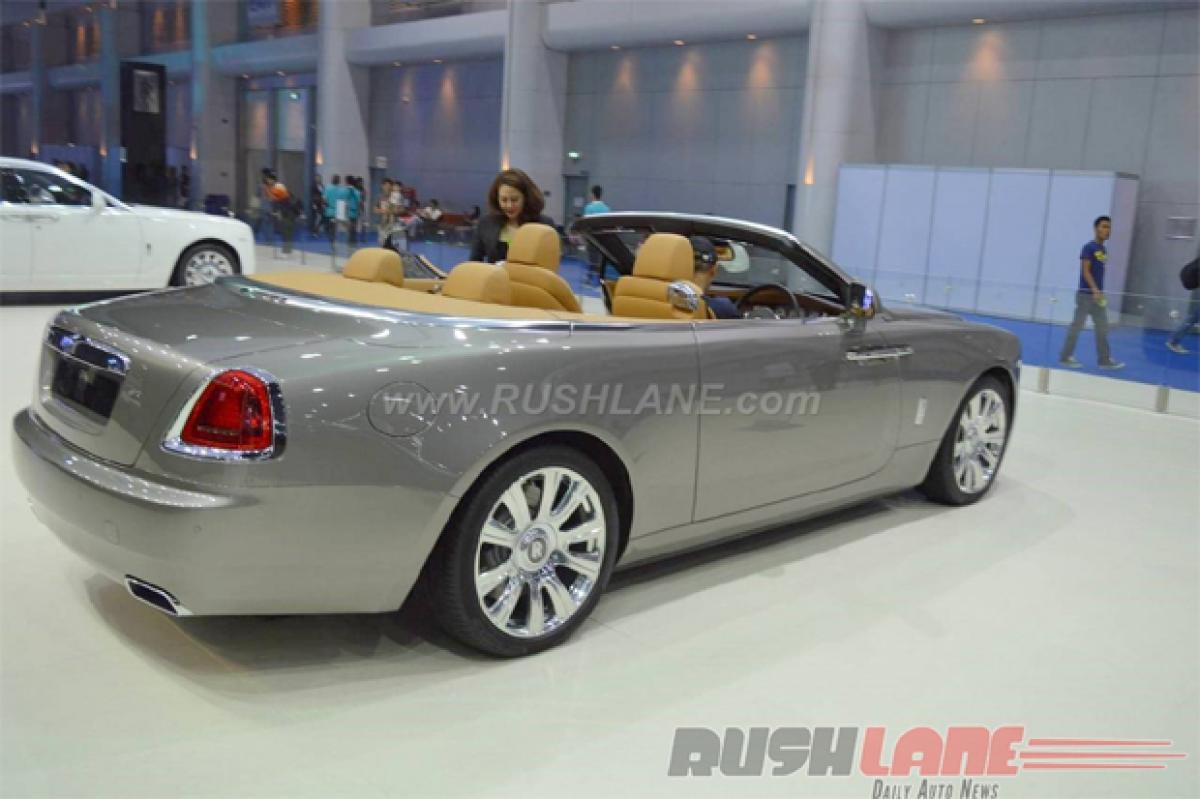 Whats the launch price of Rolls Royce Dawn in India?