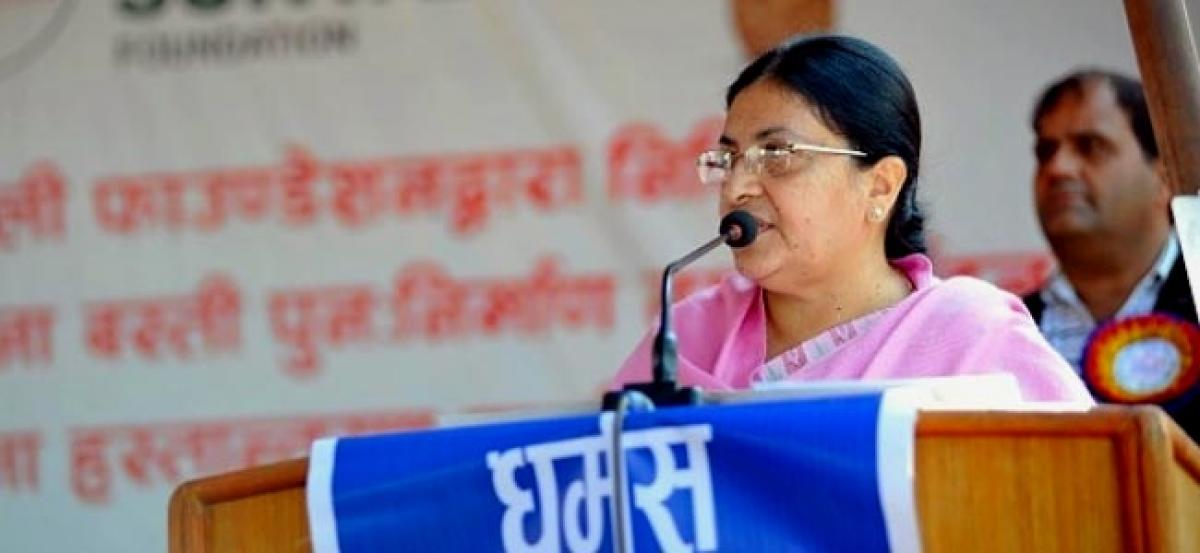 President Bidya Devi Bhandari to visit India today, public holiday declared in Nepal