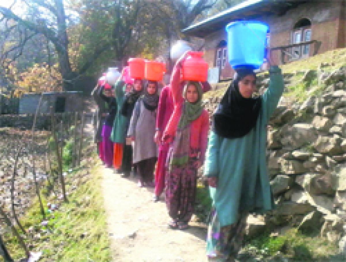 Fetching drinking water still a challenge for Kashmir villagers