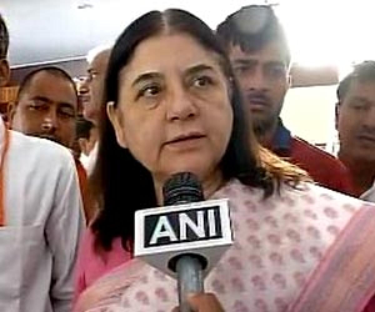 Maneka pulls up shameless SP Govt over Kairana exodus