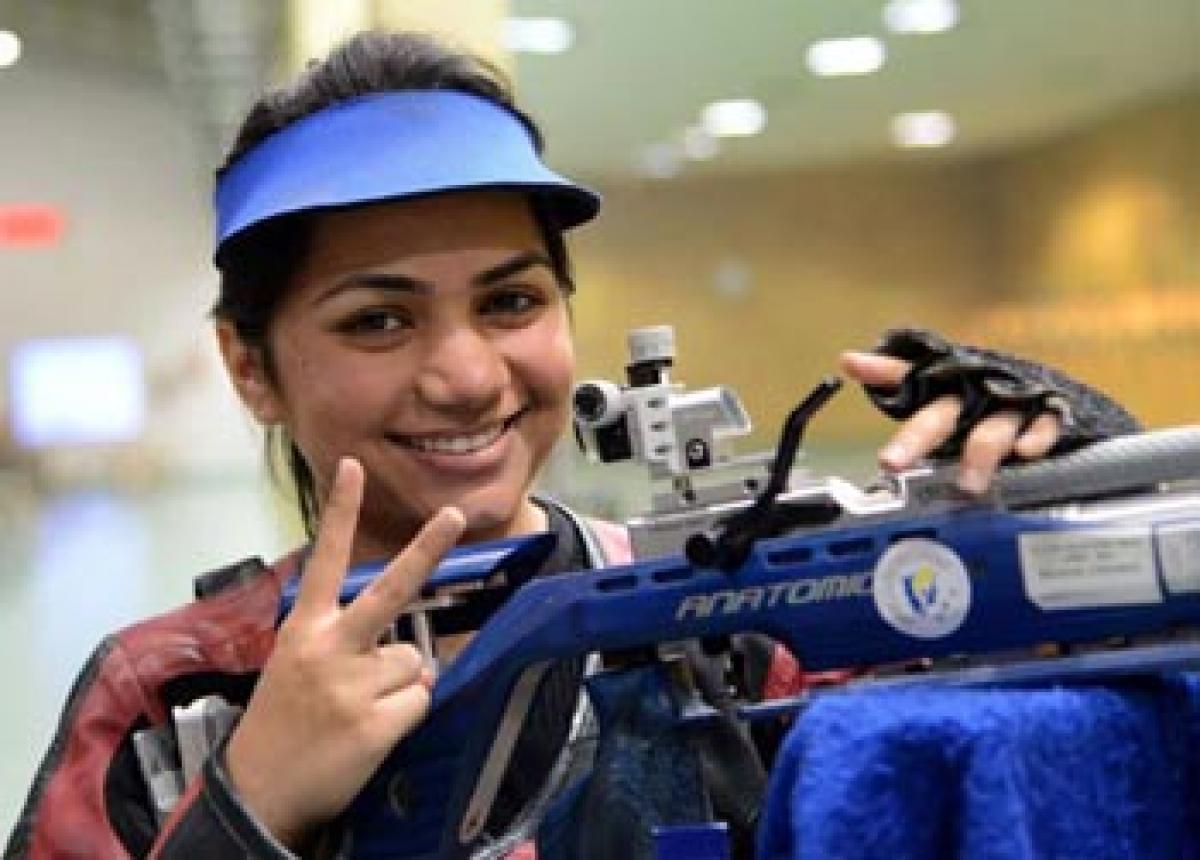 Shooter Apurvi Sets World Record