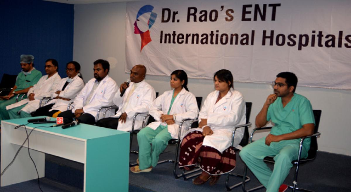 Dr Rao’s conducts free ENT camps in the city