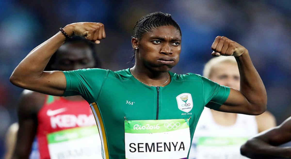 South Africa’s Semenya takes 800 metres gold.