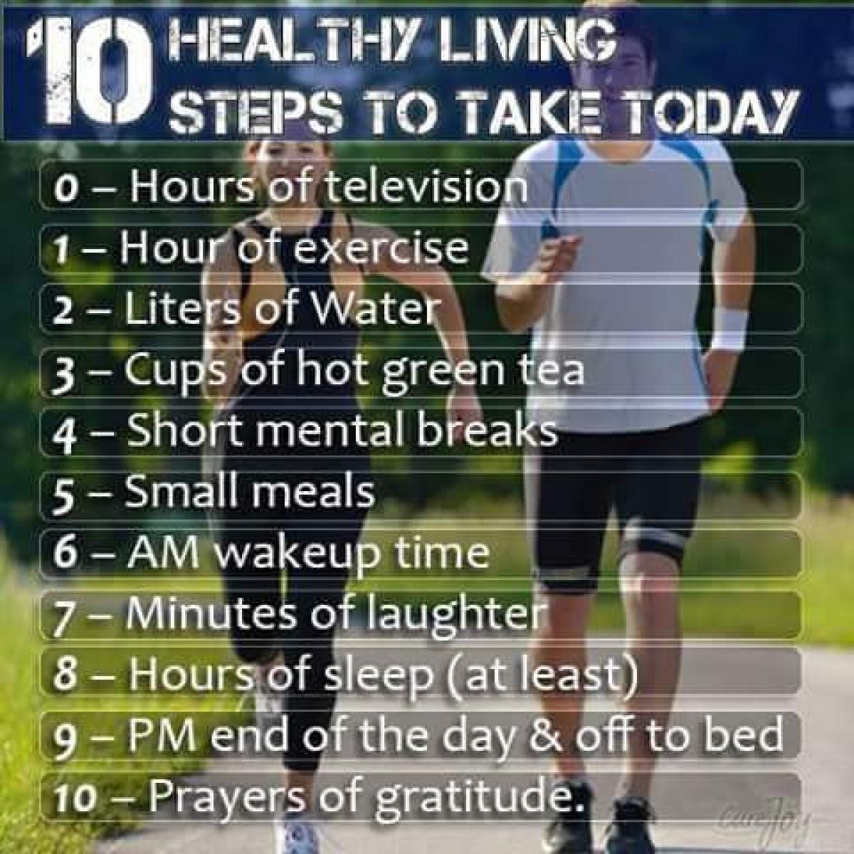 10 simple steps for healthy living