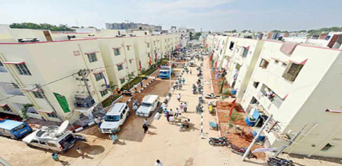 Chief Ministers KCR sky high 2BHK plan puts GHMC in fix