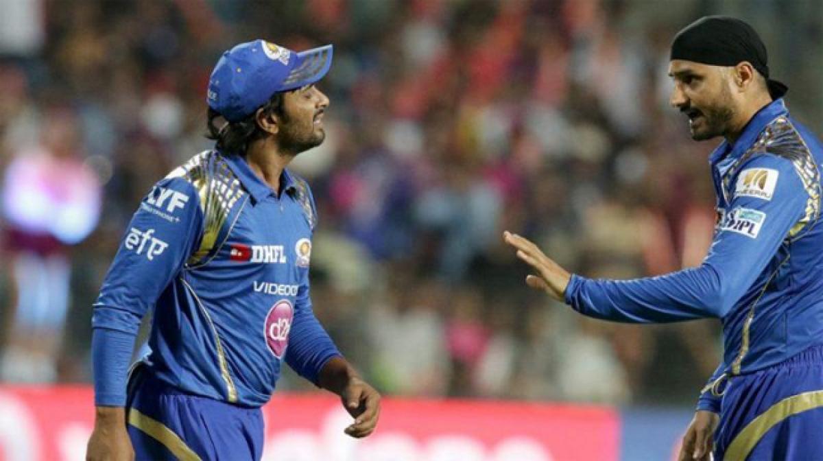 Video: Harbhajan, Rayudu engage in on-field spat during IPL clash