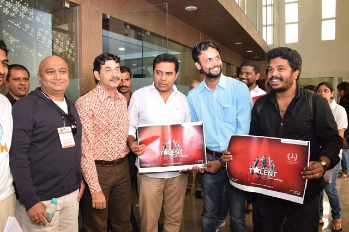 KTR unveils Telangana Got Talent