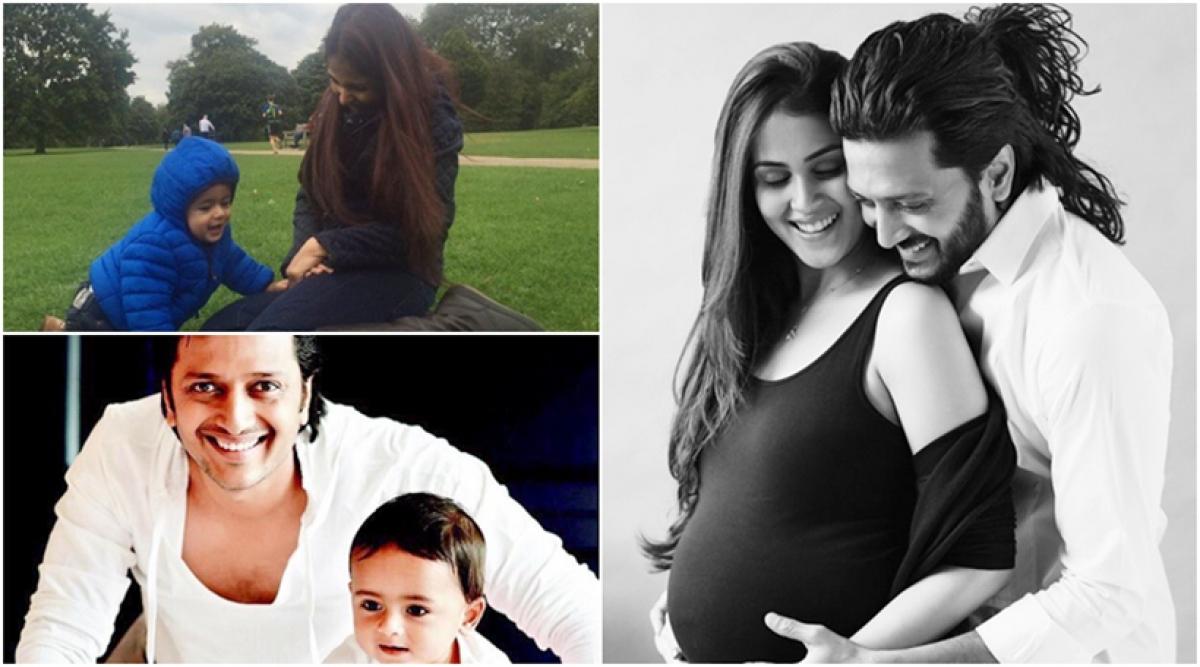 Blessings pour in for Riteish-Genelias new bundle of joy