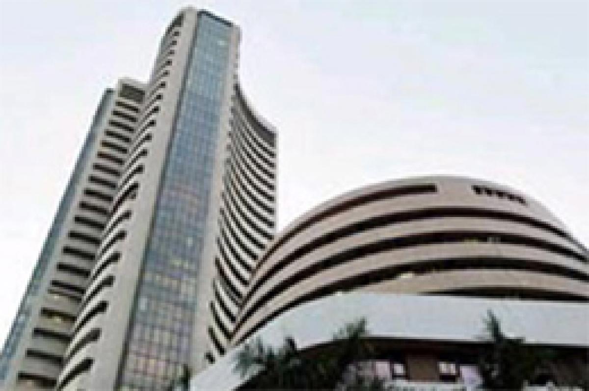 Sensex closes 45 points down, banking stocks fall