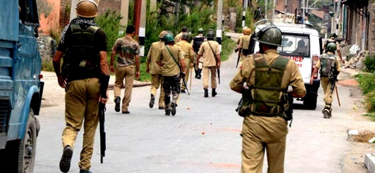 Jammu & Kashmir: Encounter underway between 3 suspected terrorists and security forces