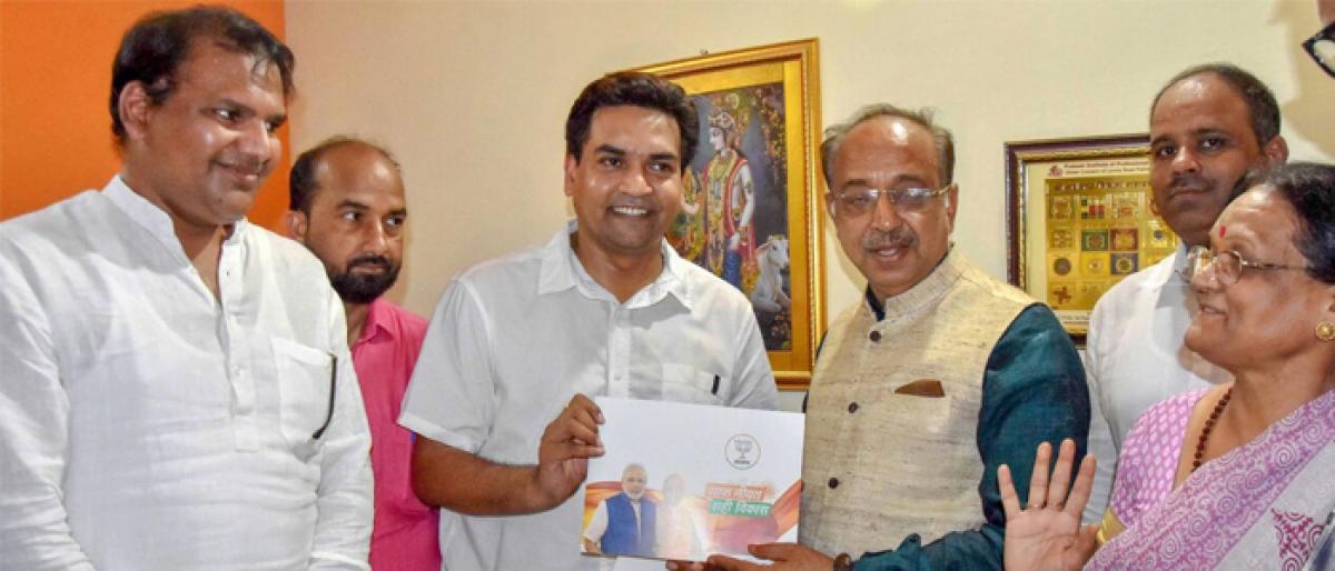 BJP’s doors are open, Goel tells Kapil Mishra