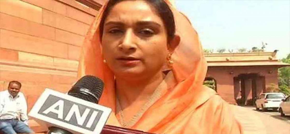 AAP practices cheap politics, says Harsimrat