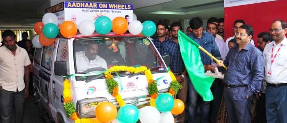 UIDAI launches Aadhaar on Wheels