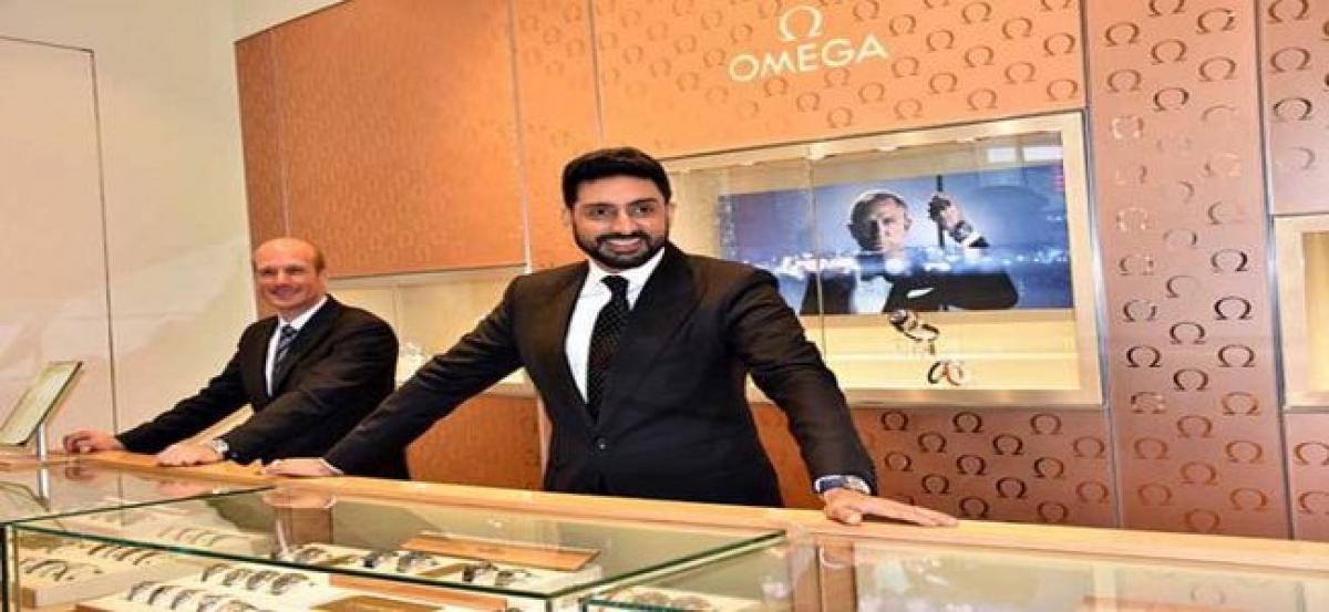 Abhishek Bachchan launches Omega watch store at Jubilee Hills