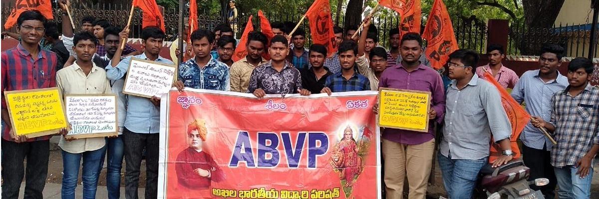 ABVP faults ANU in paper valuation