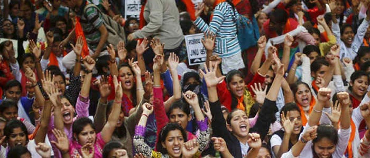 Massive rally by ABVP activists 5,000 students protest ‘political killings’ in Kerala