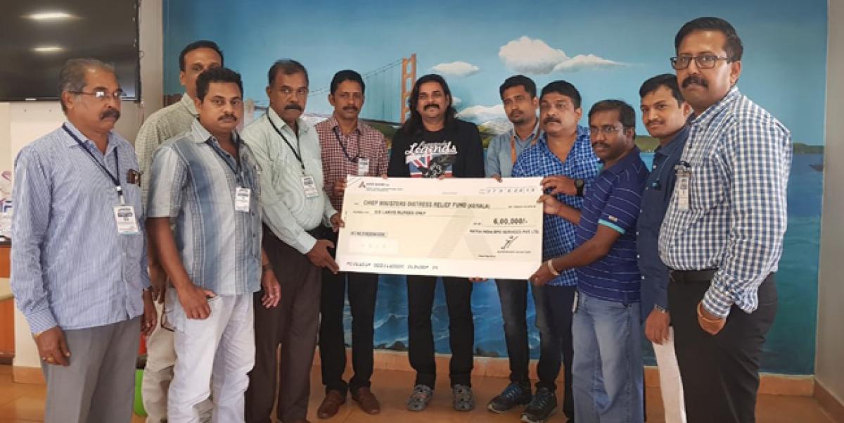 Patra India staff raise `6 L for Kerala victims